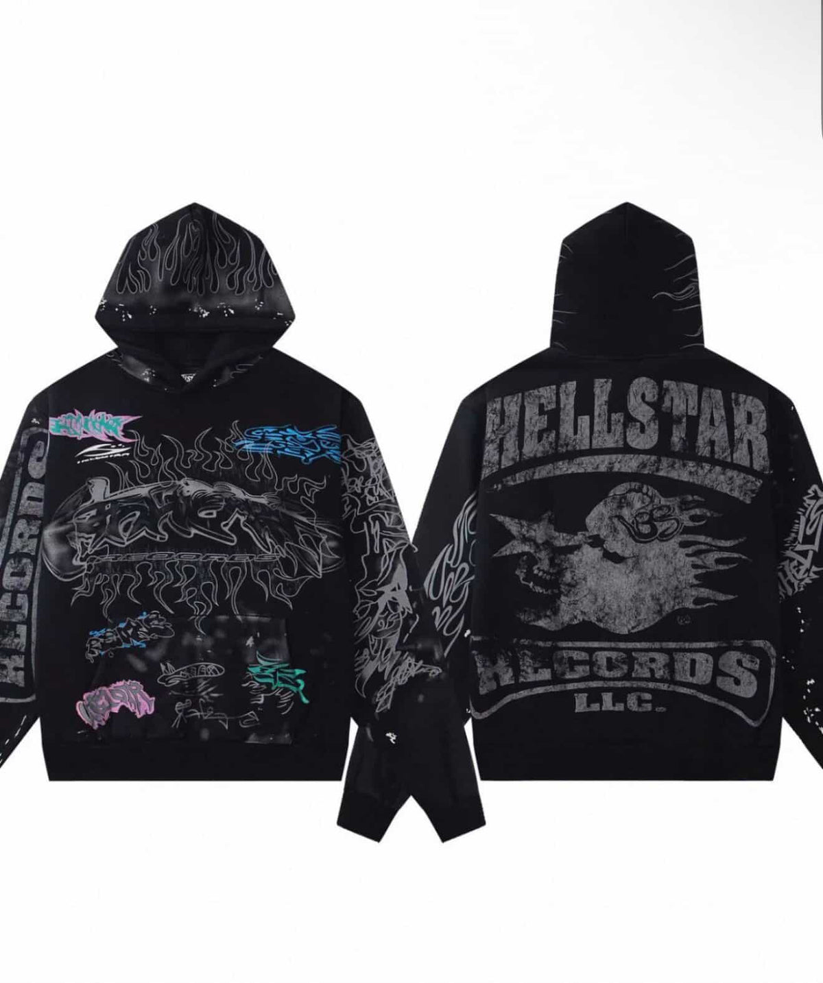 Hellstar hoodie Black