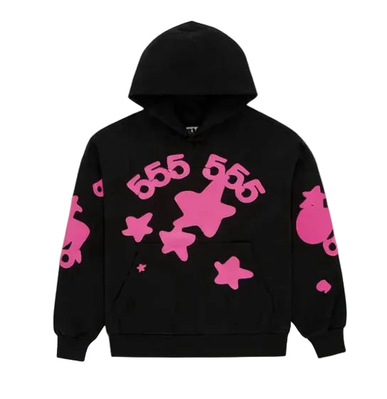 Sp5der BELUGA (BLACK / PINK)